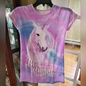 Adorable girls unicorn nightshirt size large 10/12